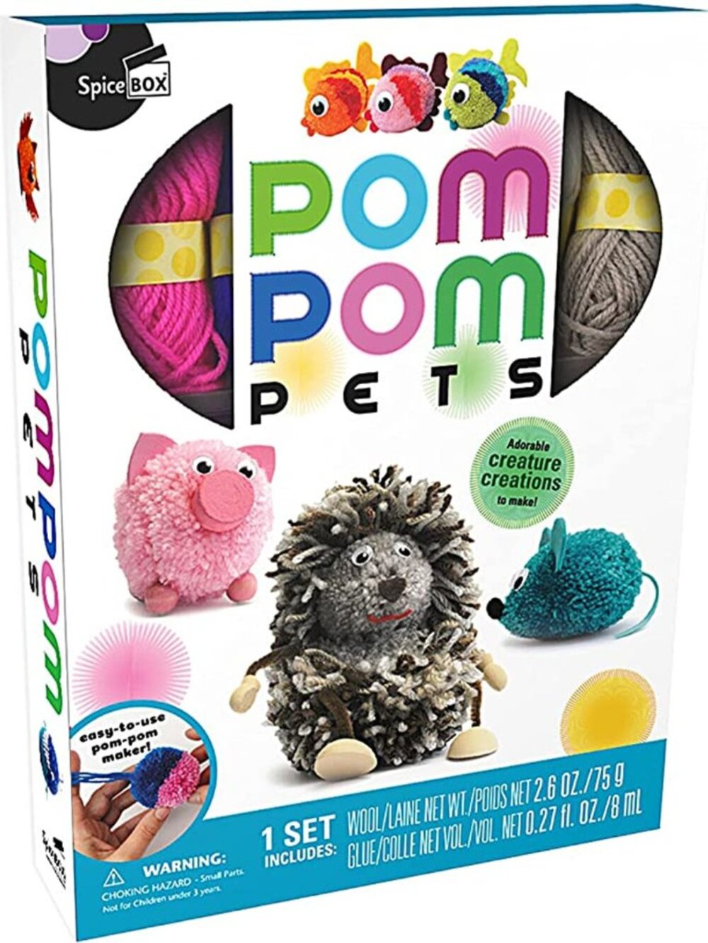 New SpiceBox Make & Play Pom-Pom Pets